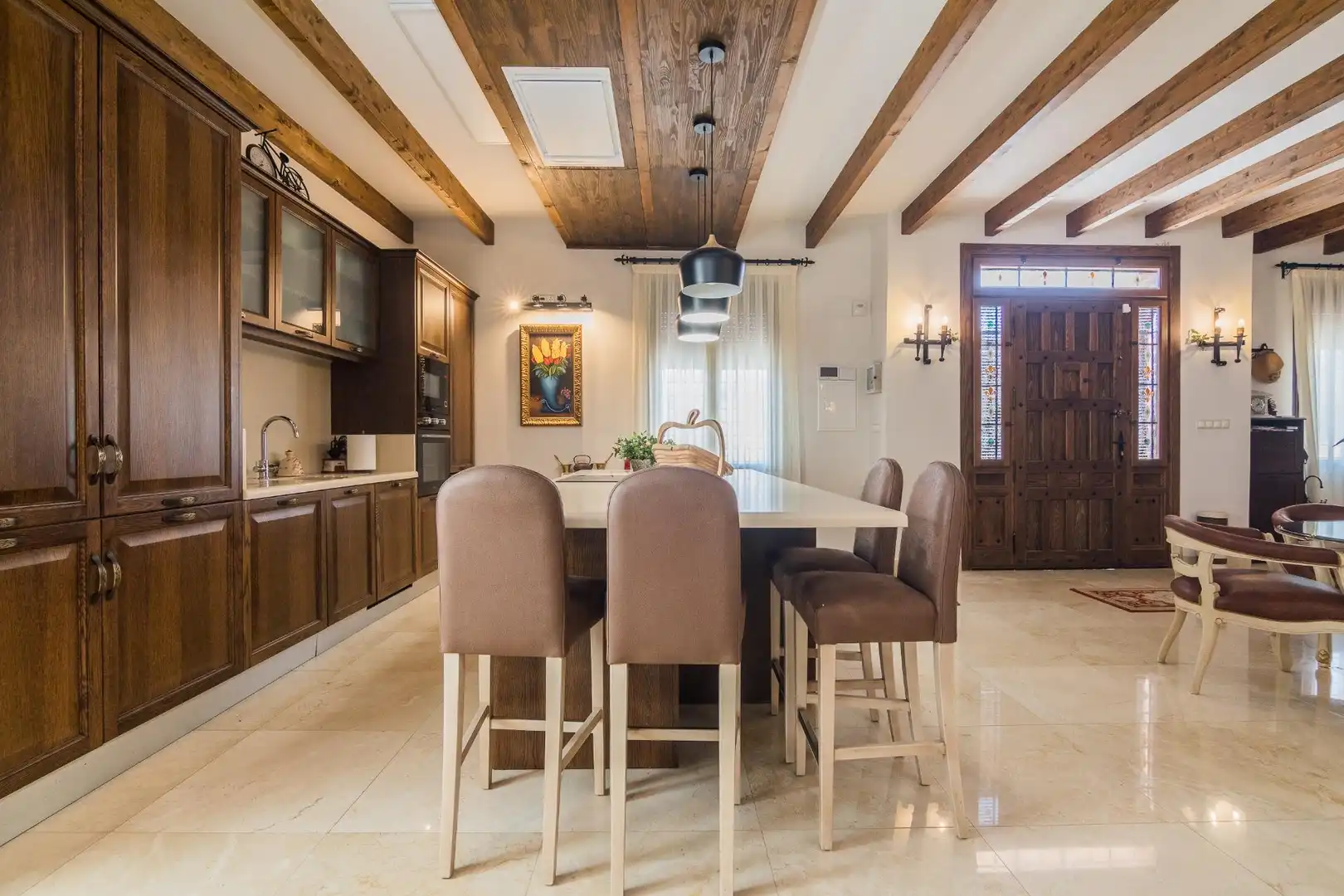 Cocina de Casa o chalet en venta en Monóvar  / Monòver con Calefacción y Terraza