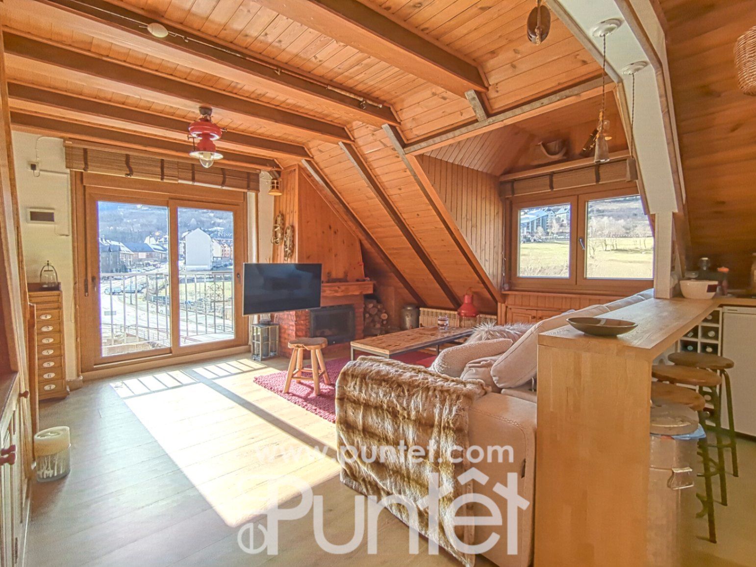 Wohnzimmer von Wohnungen zum Verkauf in Vielha e Mijaran mit Heizung, Terrasse und Balkon