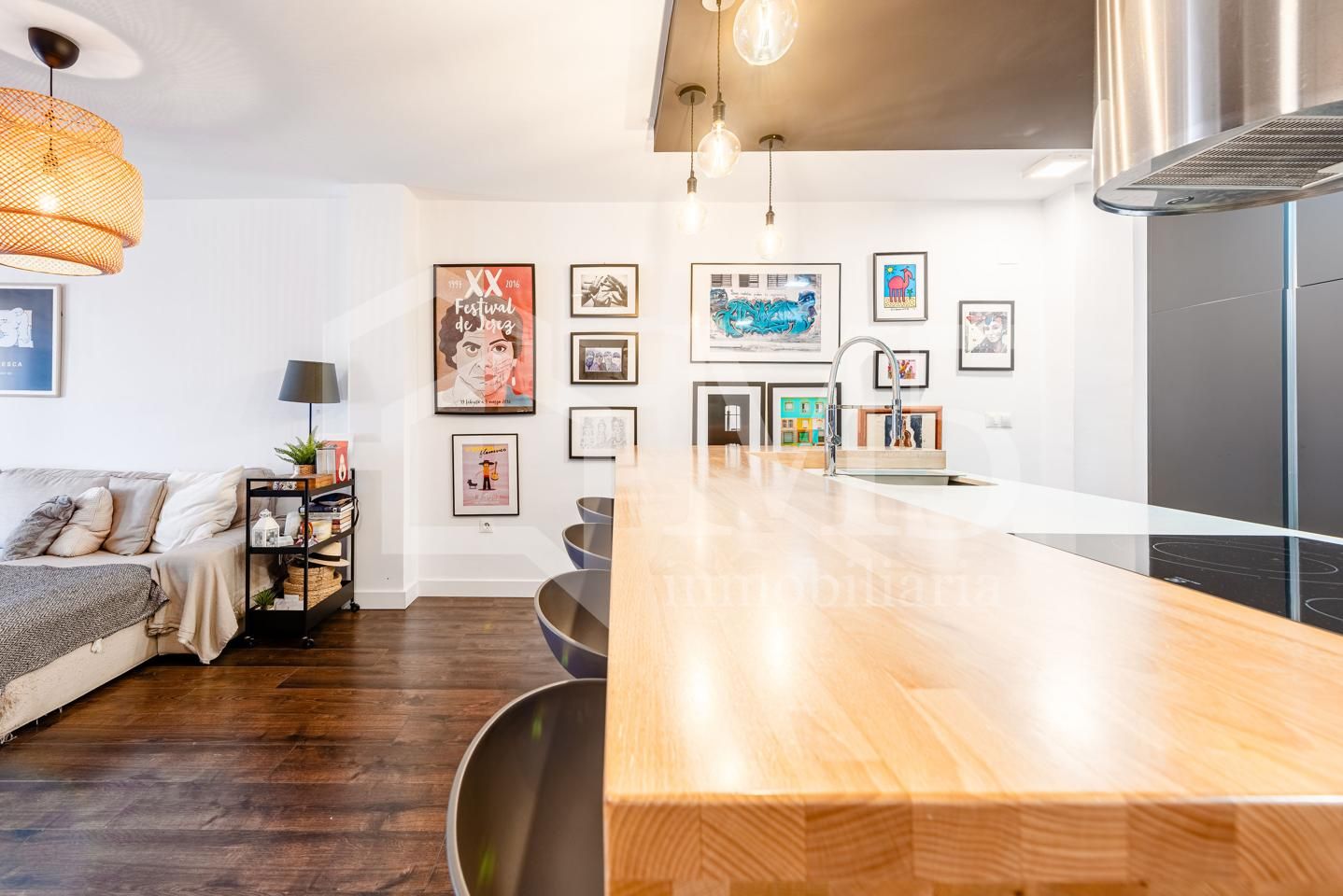 Küche von Wohnung zum Verkauf in Vélez-Málaga mit Klimaanlage und Terrasse