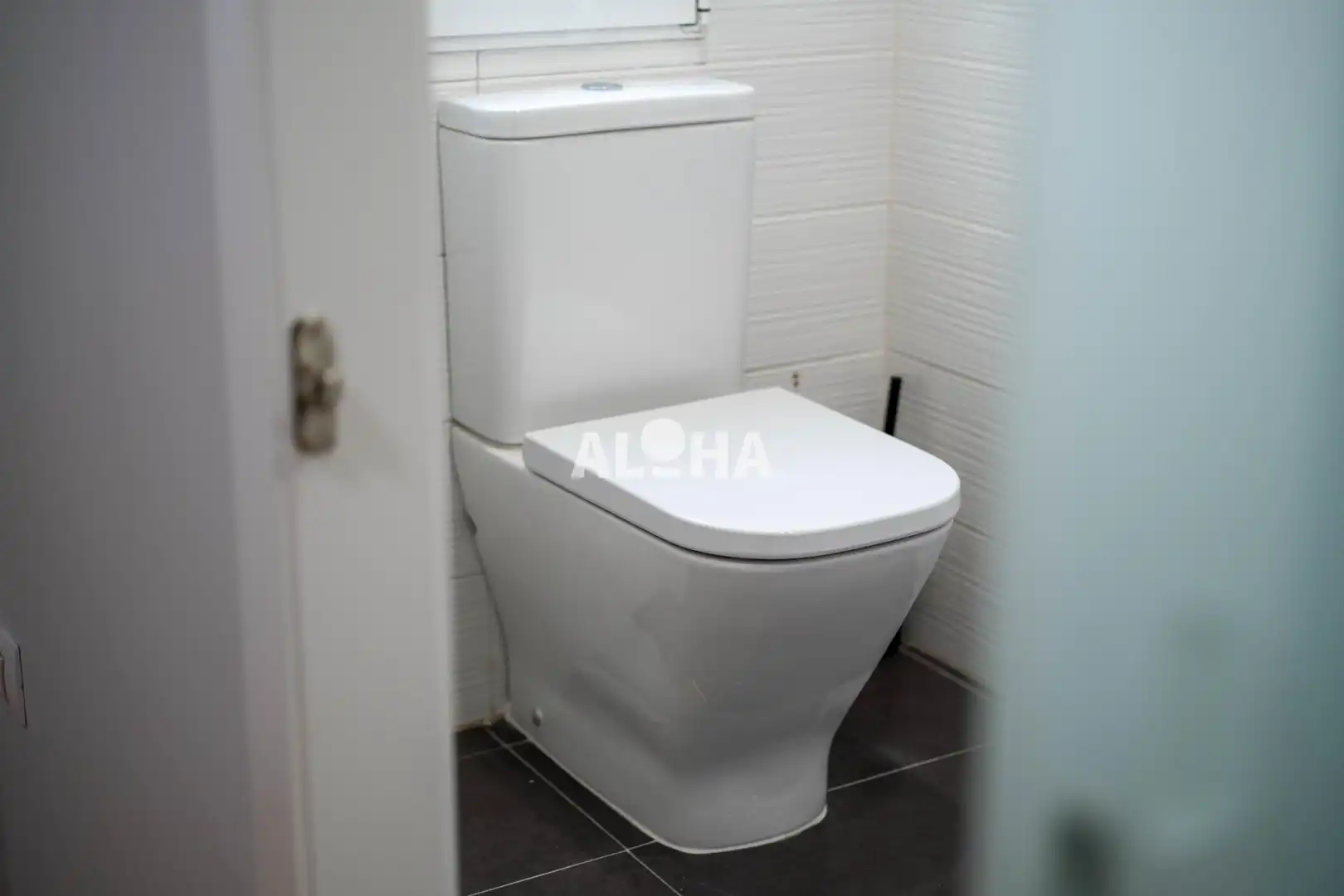 Bany de Apartament de lloguer en Moncada amb Aire condicionat, Moblat i Balcó