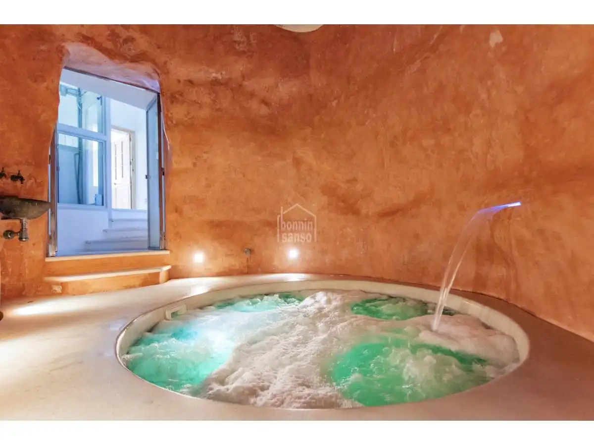 Piscina de Casa o xalet en venda en Maó - Mahón amb Calefacció, Terrassa i Moblat