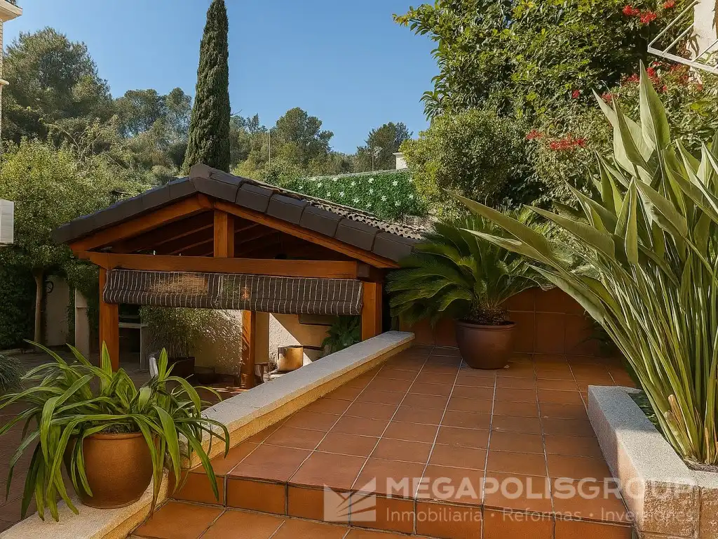Terraza de Casa o chalet en venta en Sant Vicenç Dels Horts con Jardín privado, Terraza y Piscina