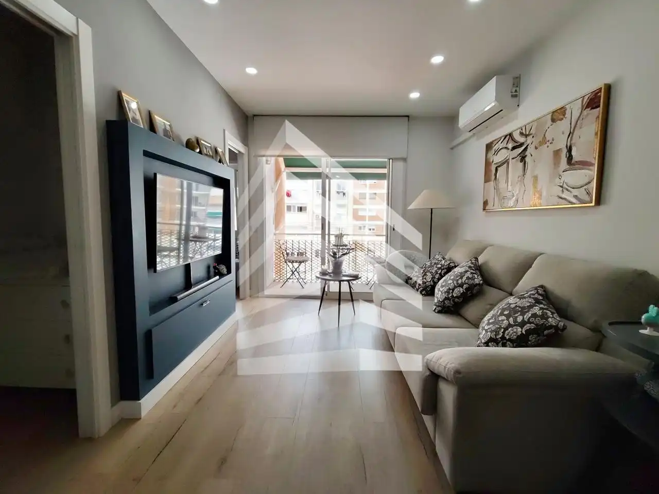Wohnzimmer von Wohnung zum Verkauf in Barcelona mit Heizung, Parkett und Möbliert