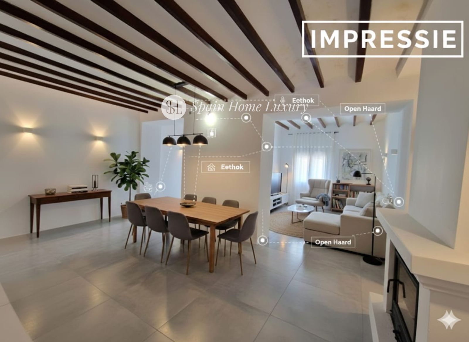 Living room of House or chalet for sale in Parcent  with Terrace