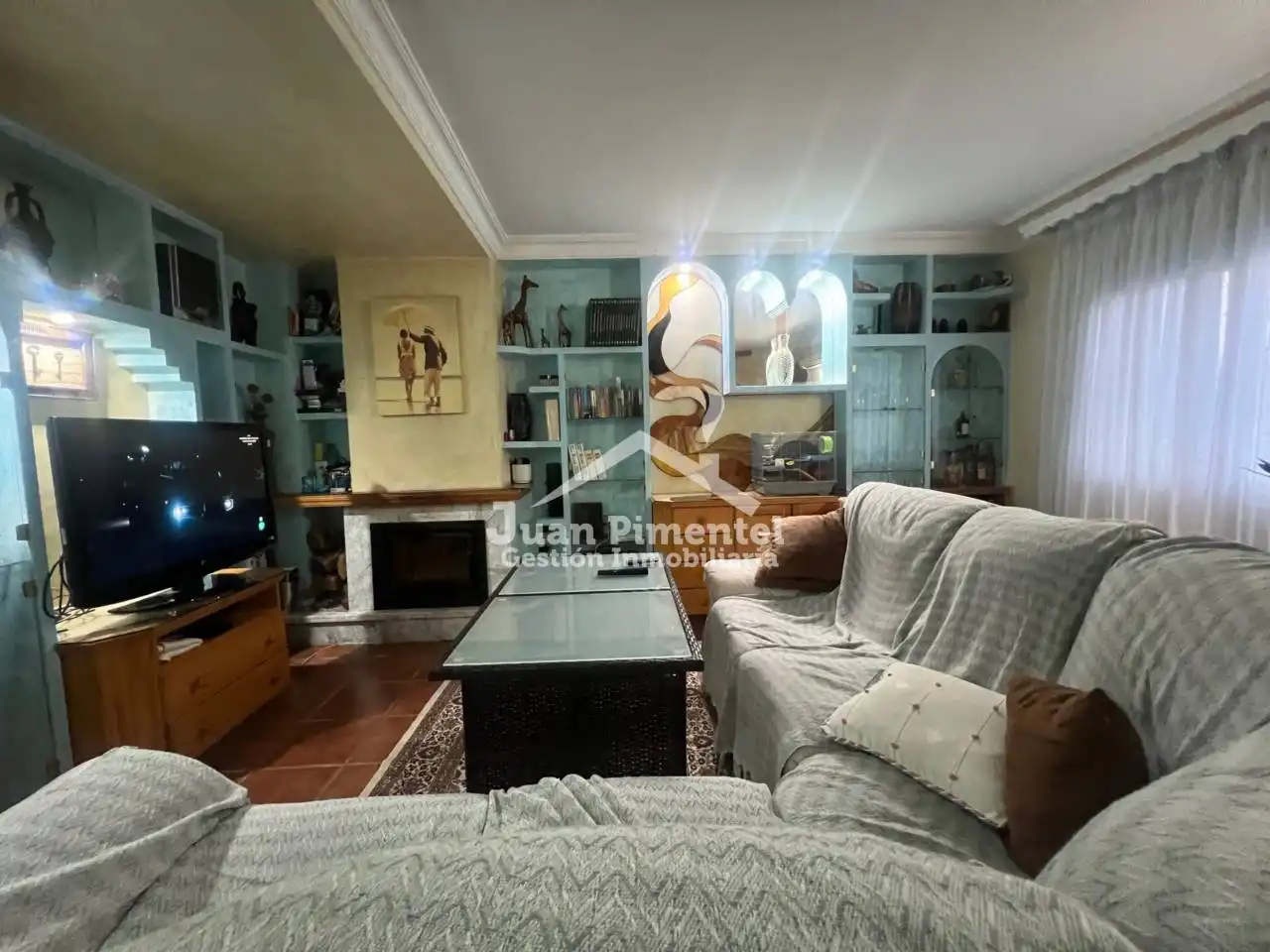 Sala de estar de Casa o chalet de alquiler en Estepona con Aire acondicionado y Amueblado