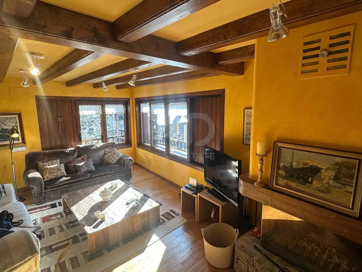 Sala de estar de Casa o chalet en venta en La Vall de Boí con Aire acondicionado y Calefacción