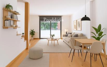 Living room of Single-family semi-detached for sale in Sant Cugat del Vallès  with Air Conditioner, Heating and Terrace