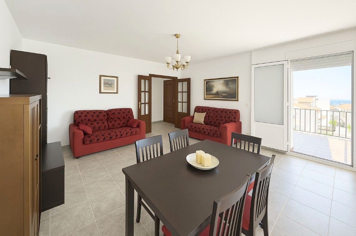 Living room of Flat for sale in Castuera  with Heating and Furnished
