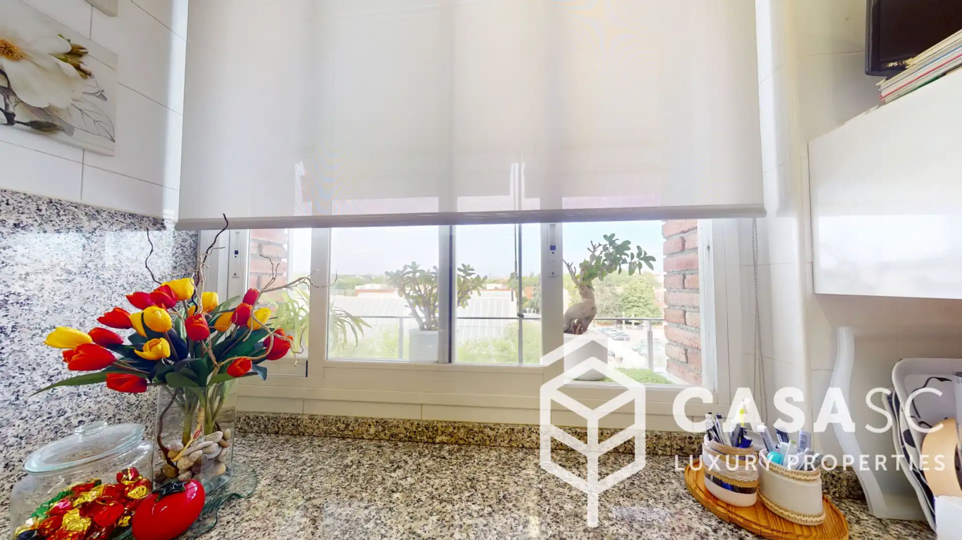 Exterior view of Attic for sale in Sant Cugat del Vallès  with Air Conditioner, Heating and Parquet flooring