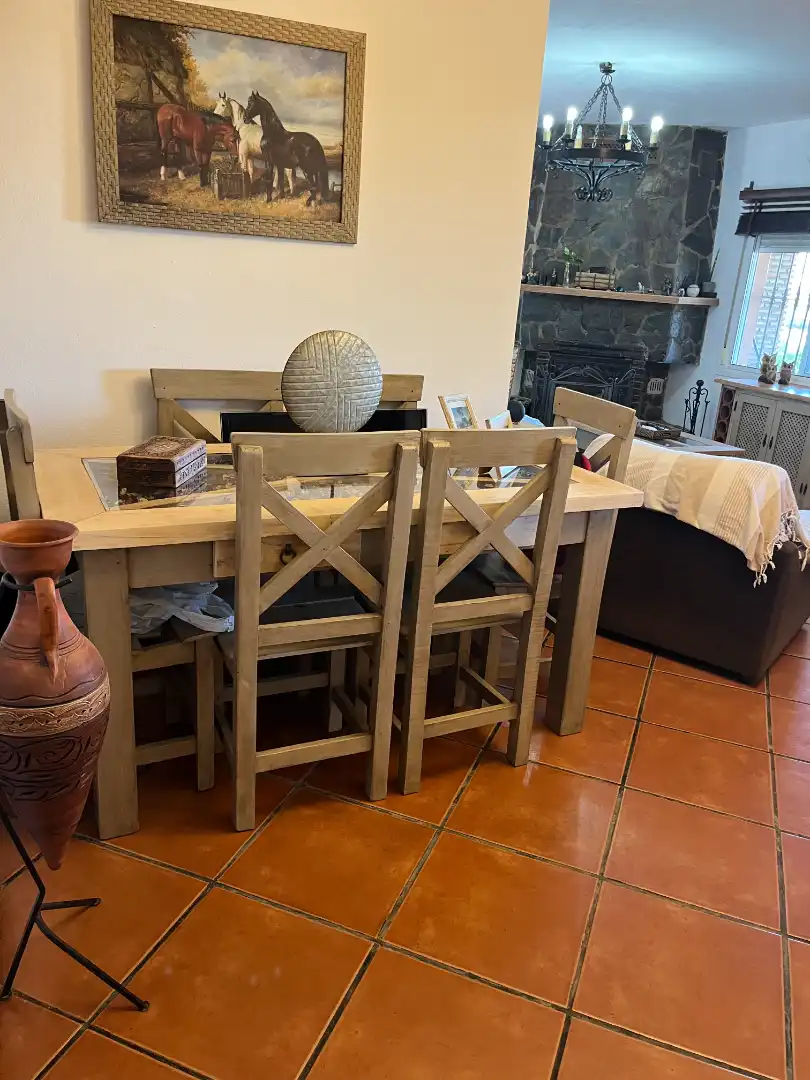 Comedor de Finca rústica en venta en Cártama con Aire acondicionado, Terraza y Amueblado