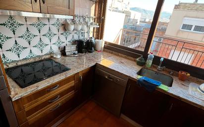 Kitchen of Attic to rent in  Granada Capital  with Air Conditioner, Heating and Terrace