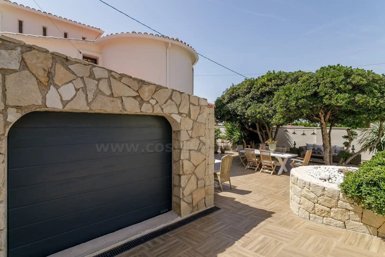 Terrassa de Casa o xalet en venda en El Campello amb Aire condicionat, Jardí privat i Terrassa