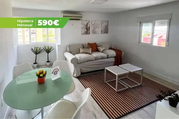 Living room of Flat for sale in Madrid  with Air Conditioner, Furnished and Oven
