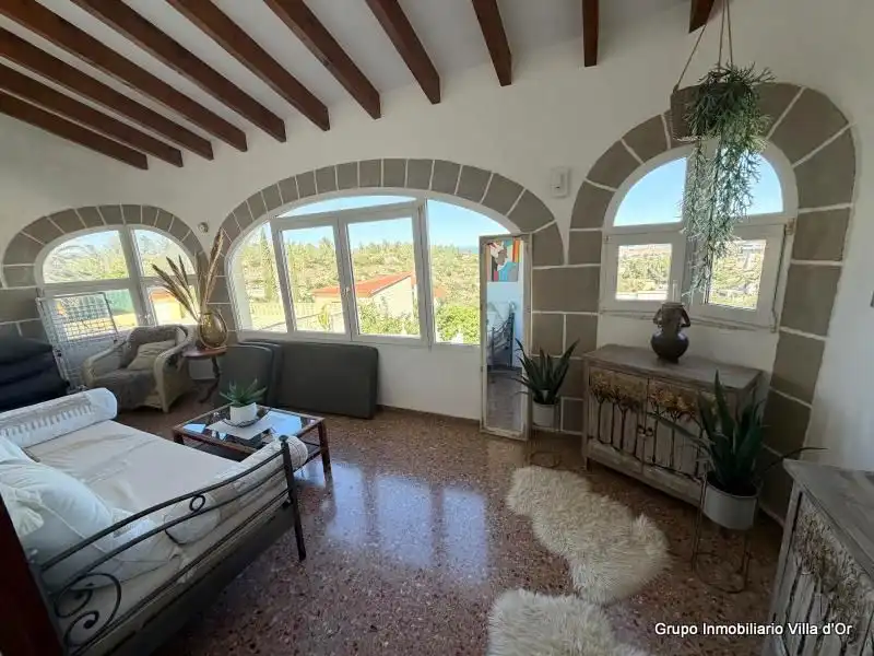 Living room of Houses for sale in Dénia  with Air Conditioner, Heating and Private garden