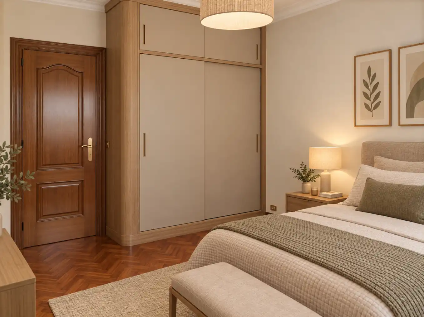 Dormitori de Pis en venda en A Coruña Capital  amb Parquet, Terrassa i Moblat