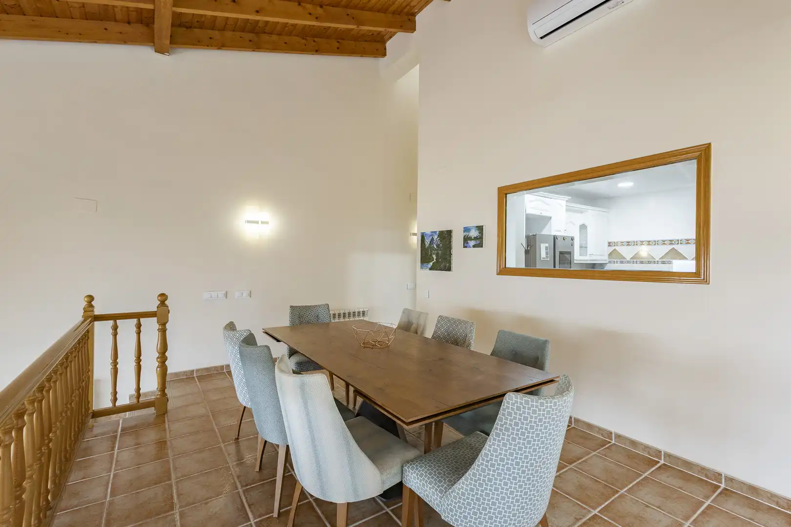 Esszimmer von Haus oder Chalet zur Miete in Sitges mit Klimaanlage, Heizung und Privatgarten