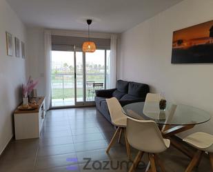 Sala d'estar de Apartament de lloguer en Moncofa amb Aire condicionat, Terrassa i Piscina