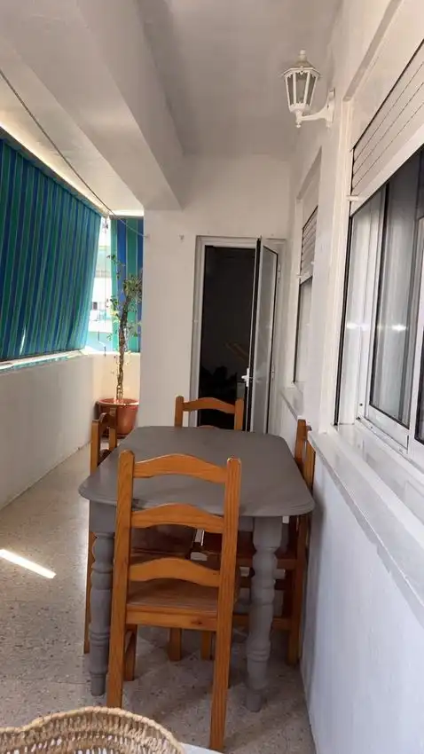 Terrasse von Wohnung zur Miete in Valencia mit Klimaanlage, Terrasse und Möbliert