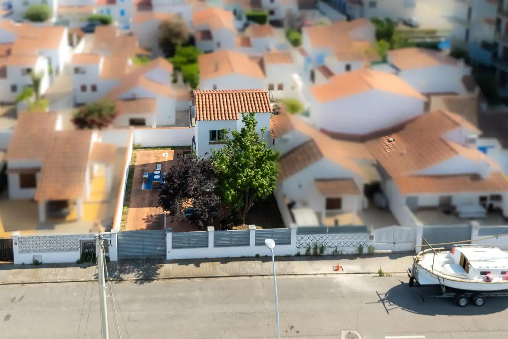 Vista exterior de Casa o xalet en venda en Roses amb Jardí privat, Terrassa i Forn