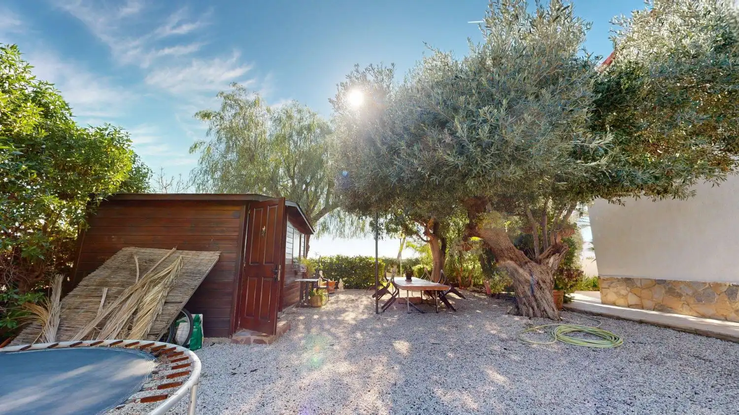 Garden of Houses for sale in El Campello  with Air Conditioner