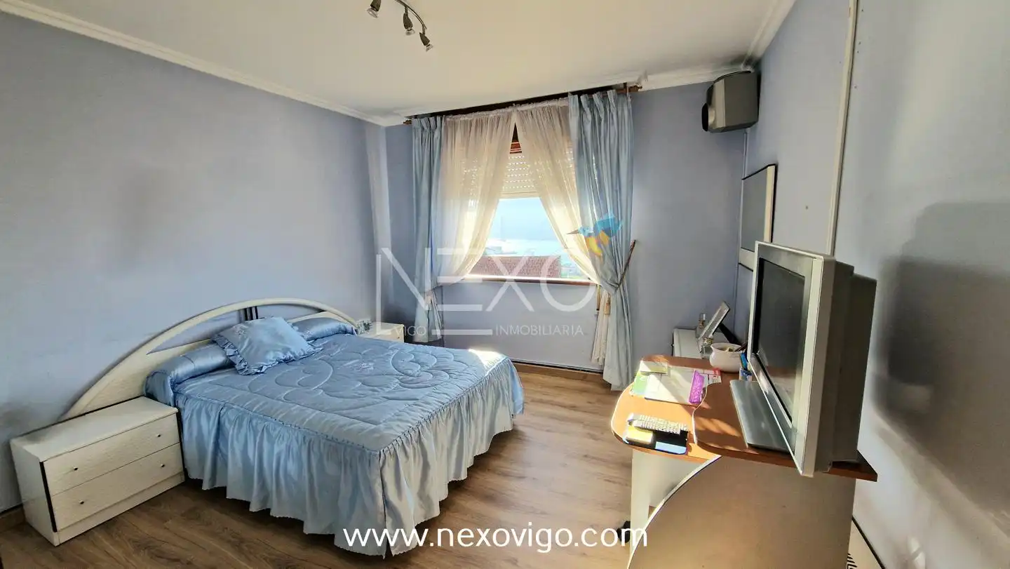Habitación de Casa o chalet en venta en Moaña con Jardín privado, Terraza y Trastero