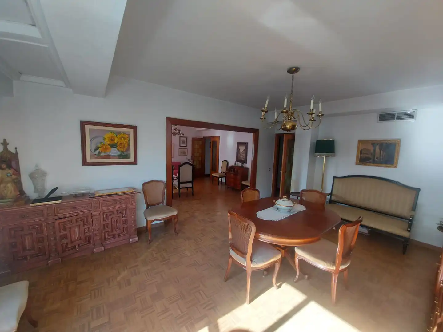 Dining room of Flat for sale in Jaén  with Air Conditioner, Heating and Parquet flooring