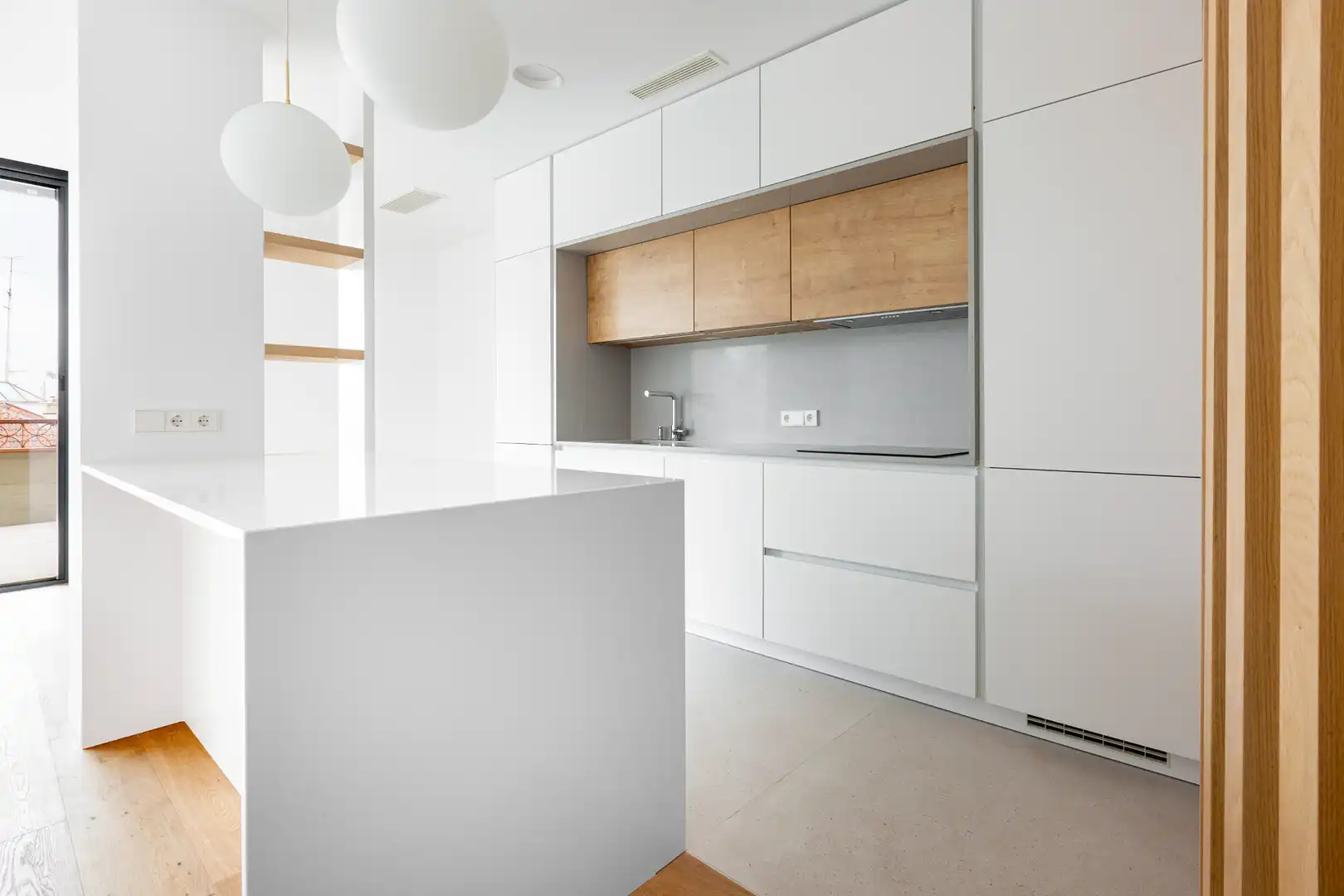Kitchen of Attic for rent in Madrid  with Air Conditioner, Heating and Storage room