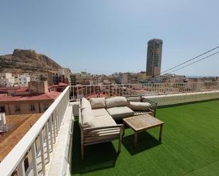 Terrace of Attic to rent in Alicante / Alacant  with Air Conditioner, Heating and Terrace