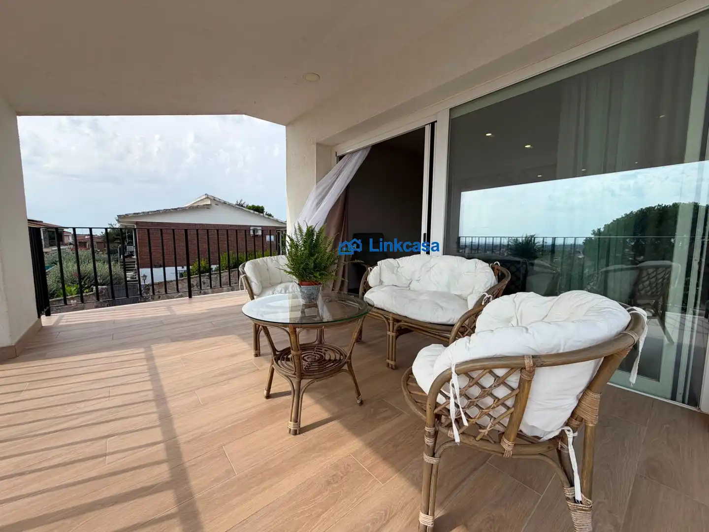 Terraza de Casa o chalet en venta en Navas del Rey con Calefacción, Jardín privado y Terraza