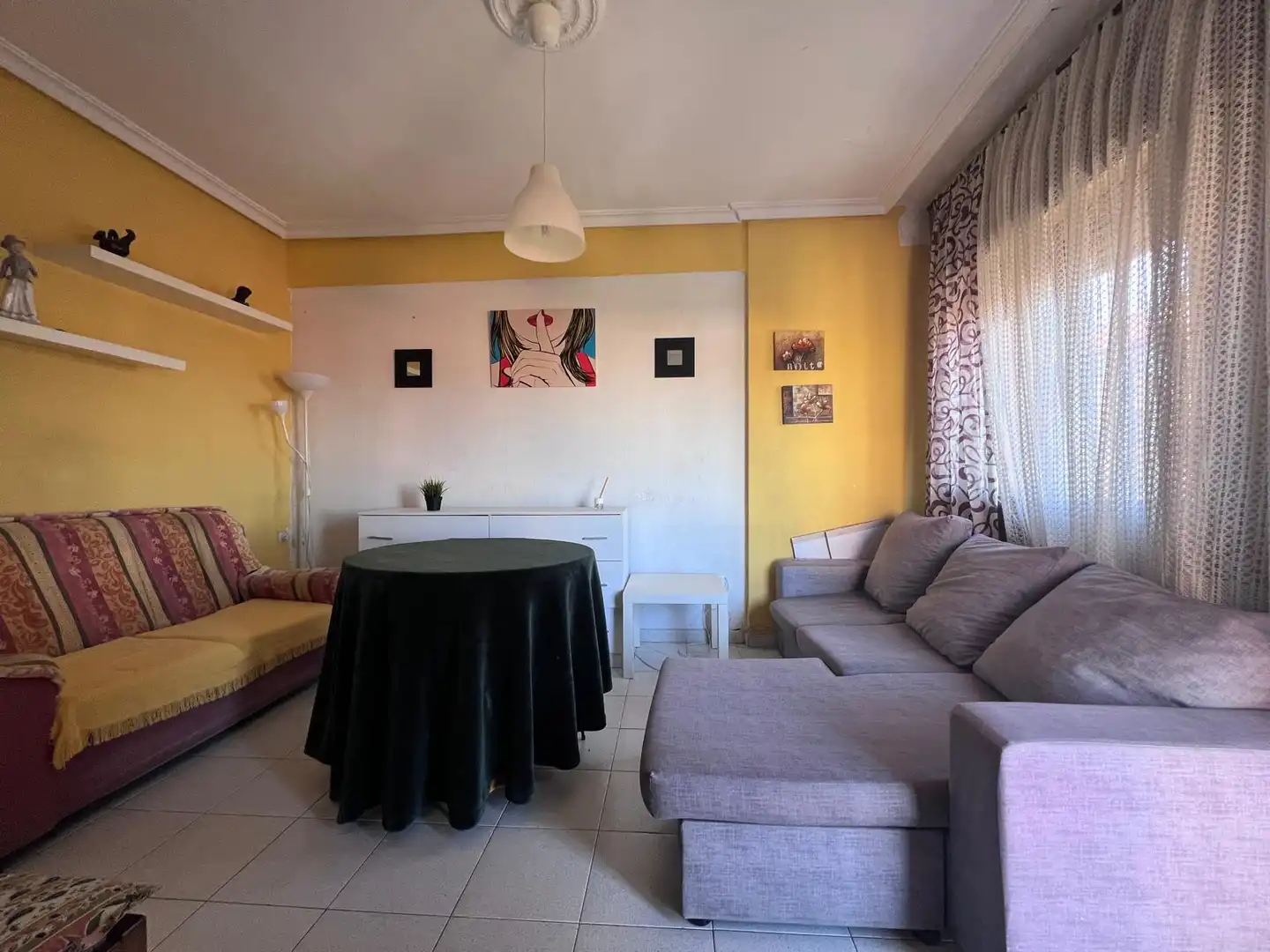 Living room of Flat for sale in Cáceres  with Furnished