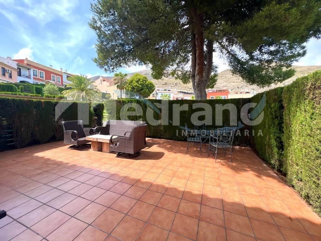 Terrace of Single-family semi-detached for sale in Finestrat  with Air Conditioner, Heating and Swimming Pool