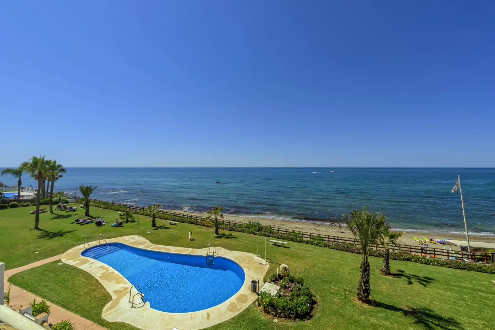 Jardí de Àtic en venda en Mijas amb Aire condicionat, Terrassa i Piscina