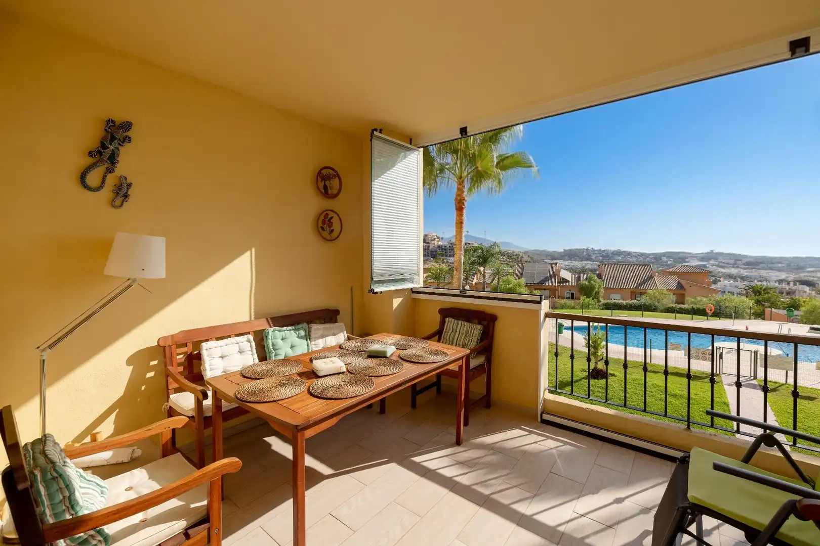 Terrace of Flat for sale in Mijas  with Air Conditioner, Terrace and Storage room