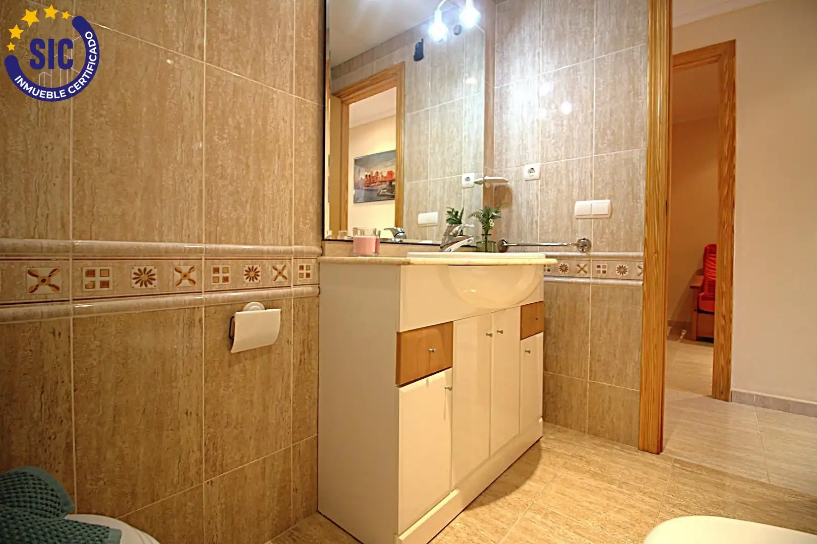 Bany de Apartament en venda en Oropesa del Mar / Orpesa amb Aire condicionat, Terrassa i Moblat