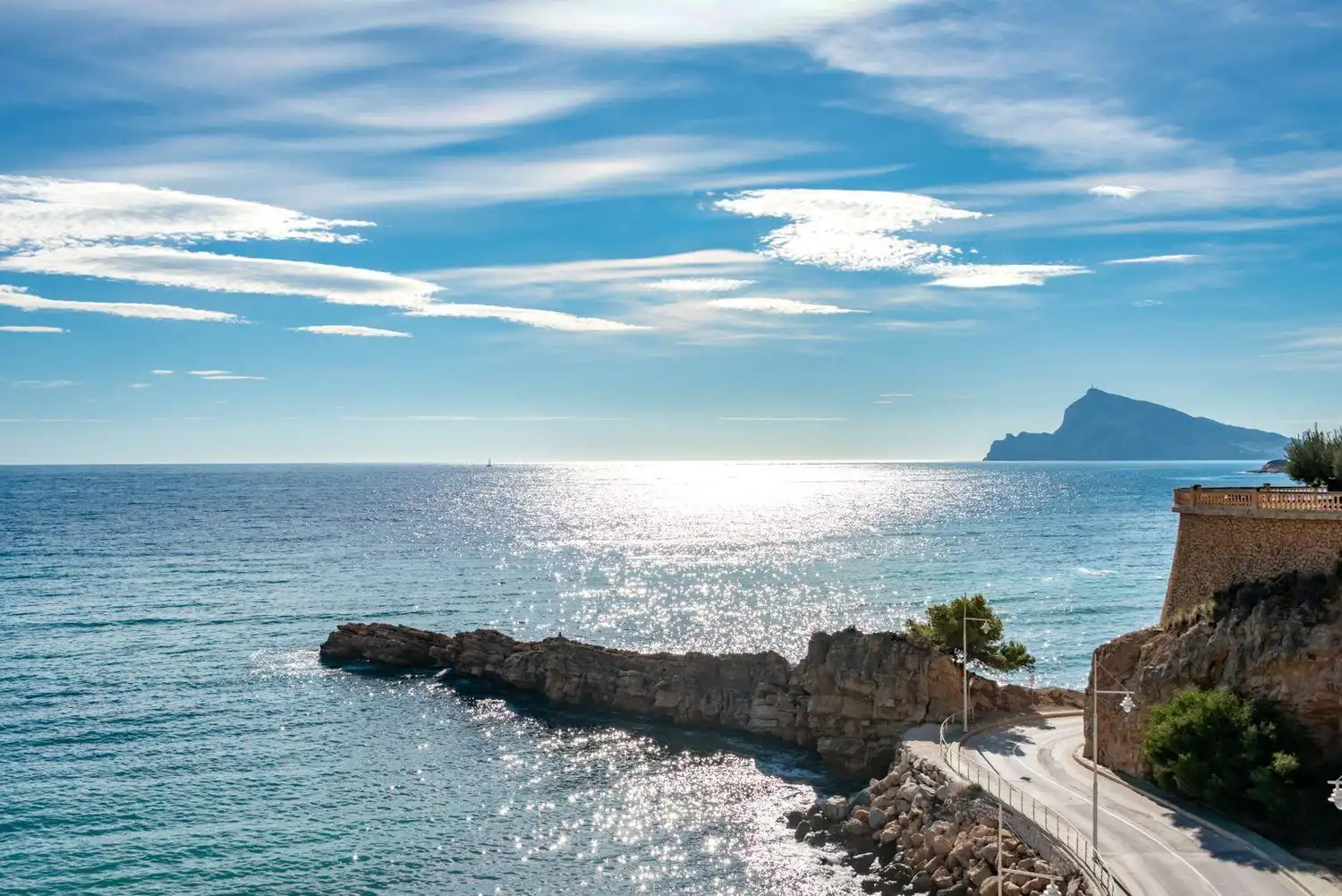 Exterior view of Duplexes for sale in Altea  with Air Conditioner and Swimming Pool
