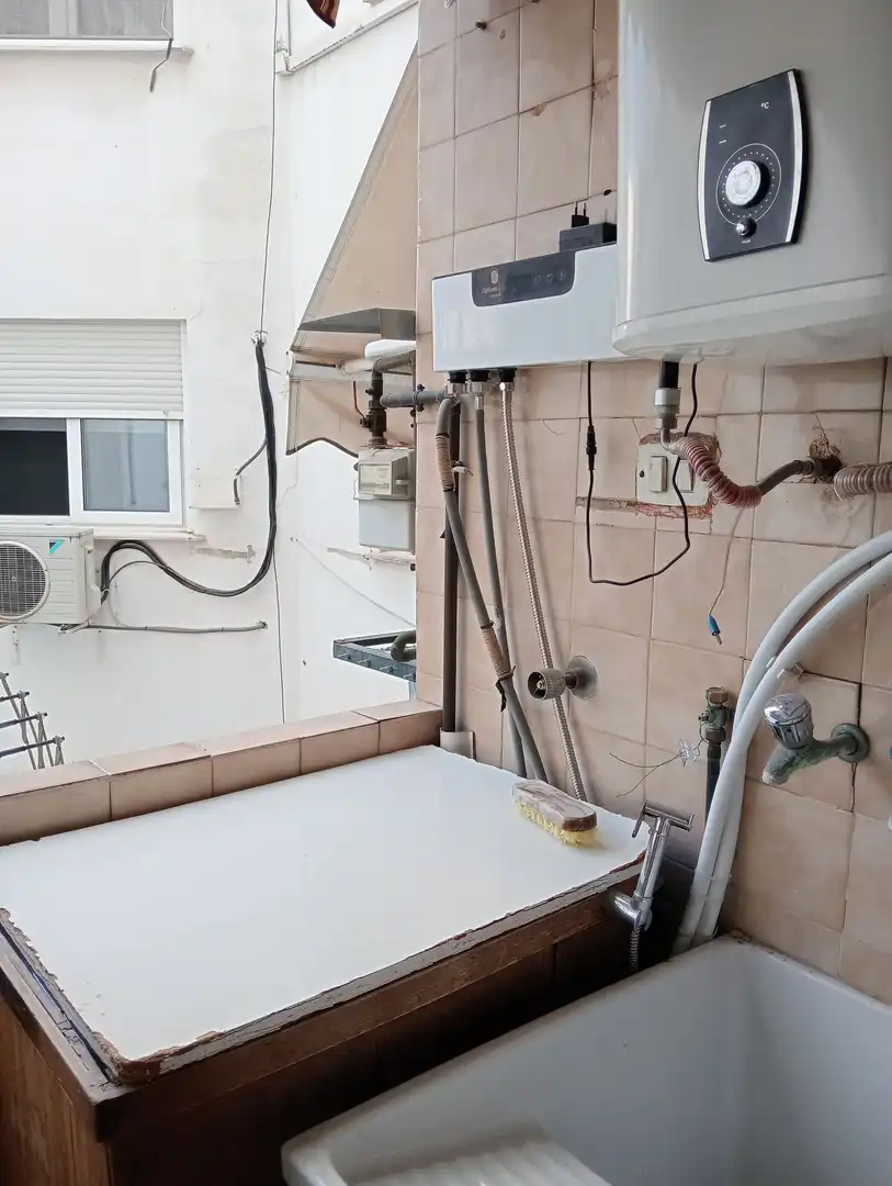 Cocina de Piso de alquiler en Valencia con Terraza