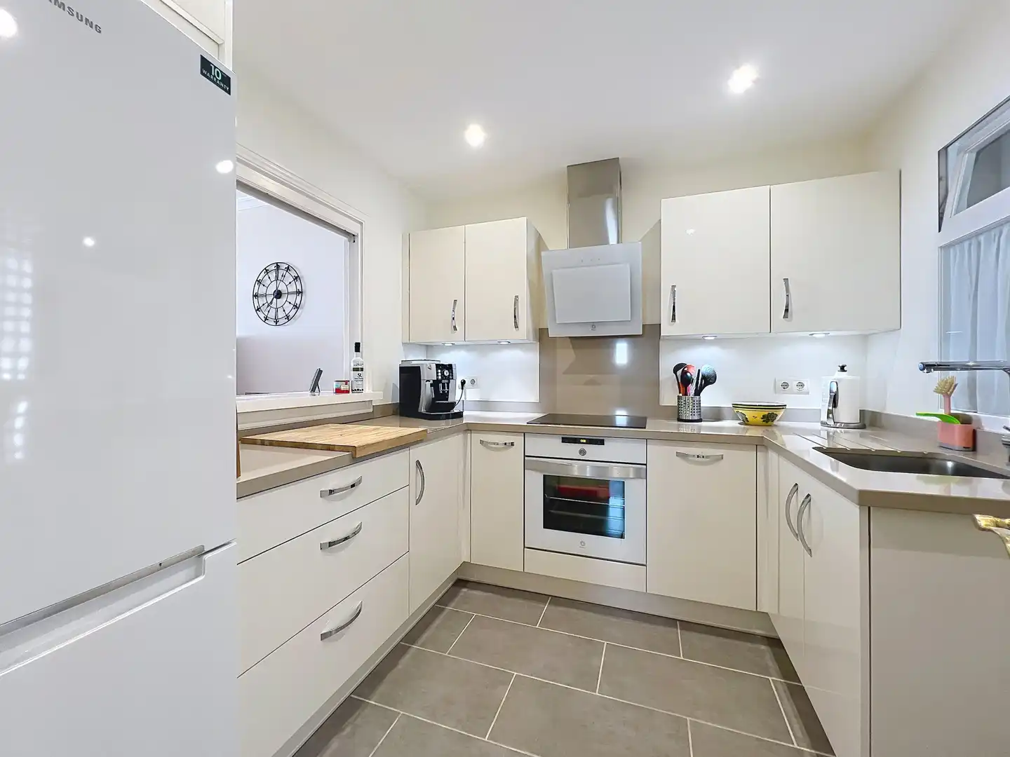 Cocina de Apartamento en venta en Manilva con Aire acondicionado, Terraza y Piscina