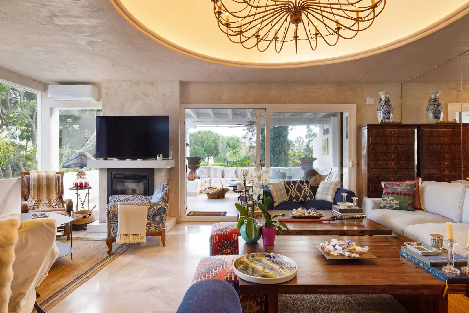 Wohnzimmer von Maisonette zum Verkauf in Estepona mit Heizung, Abstellraum und Balkon