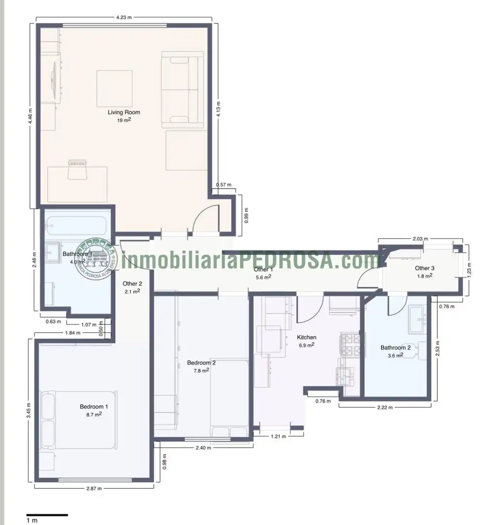 Apartamento en venta en uruguay, Centro - Echegaray