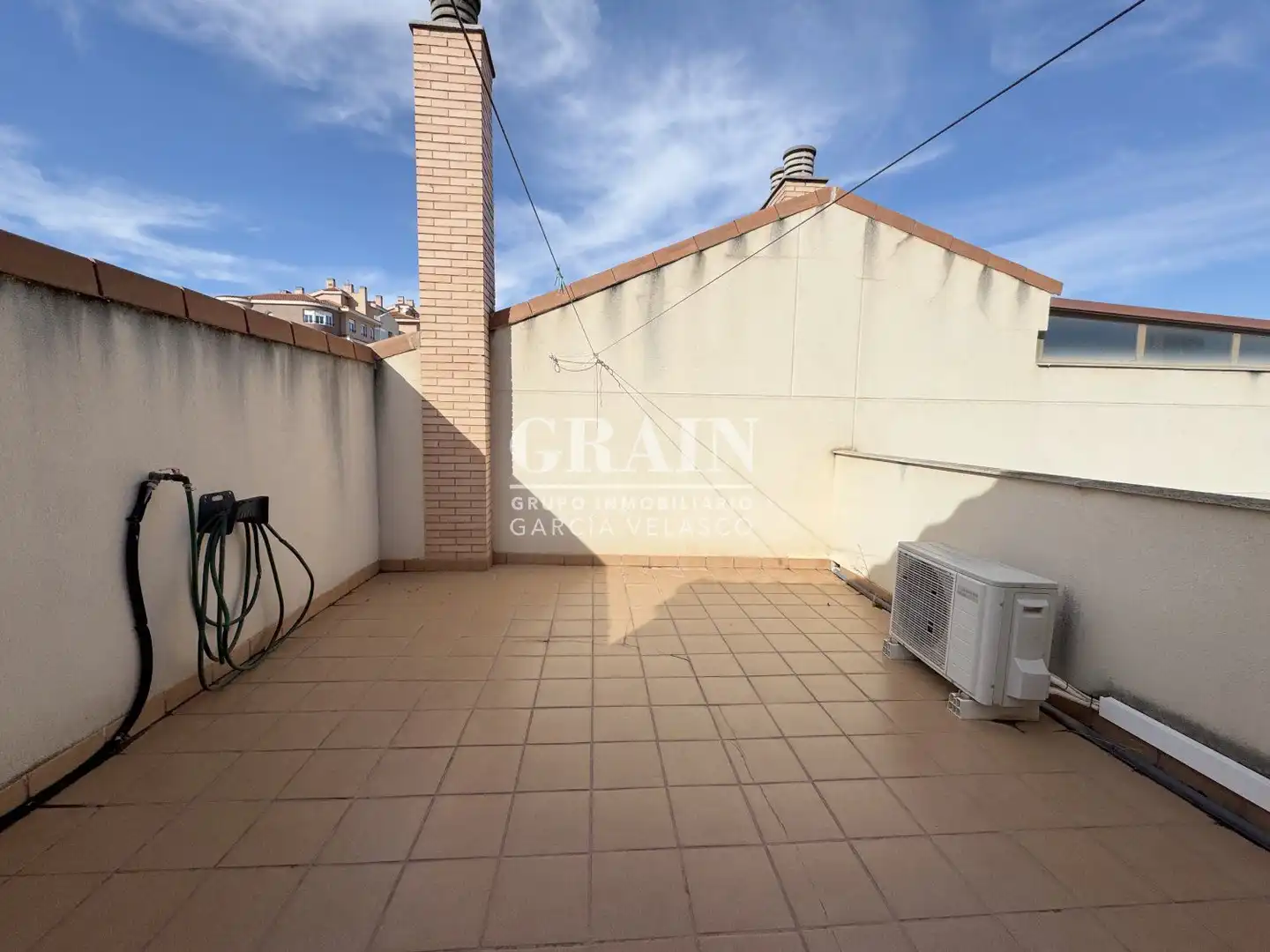 Jardí de Casa adosada en venda en Albacete amb Aire condicionat, Calefacció i Terrassa