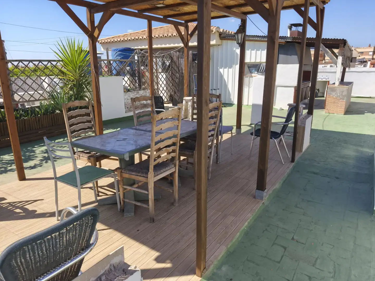 Terrassa de Loft de lloguer en Puçol amb Aire condicionat, Moblat i Forn