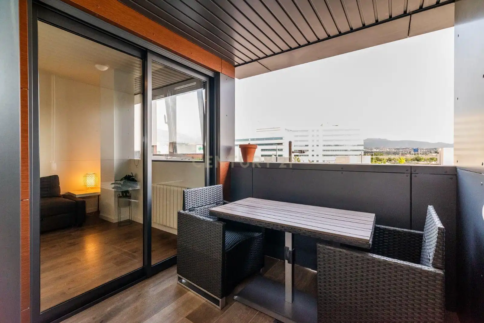 Terrace of Flat for sale in Granada  with Air Conditioner, Private garden and Oven