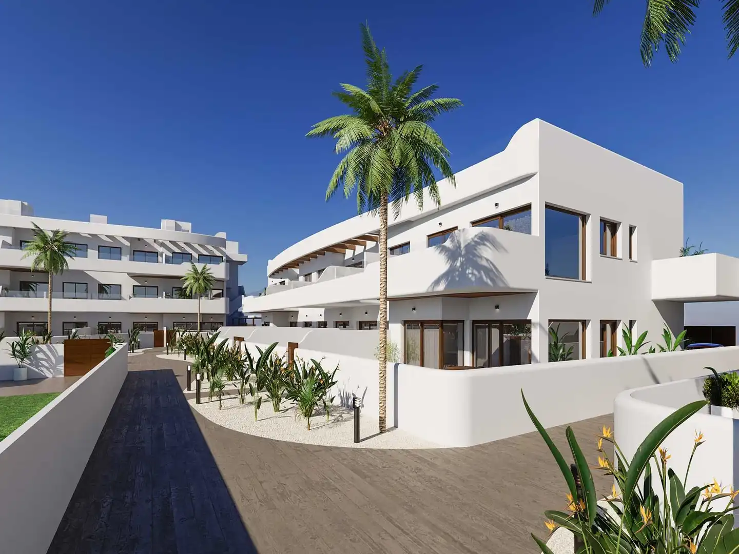Vista exterior de Apartament en venda en Los Alcázares amb Piscina comunitària