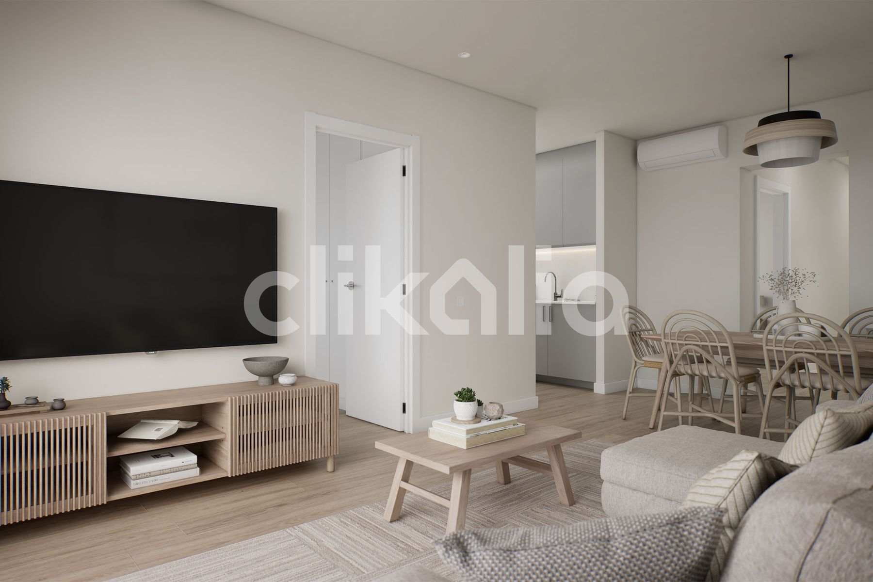 Sala d'estar de Pis en venda en  Barcelona Capital amb Aire condicionat, Calefacció i Terrassa