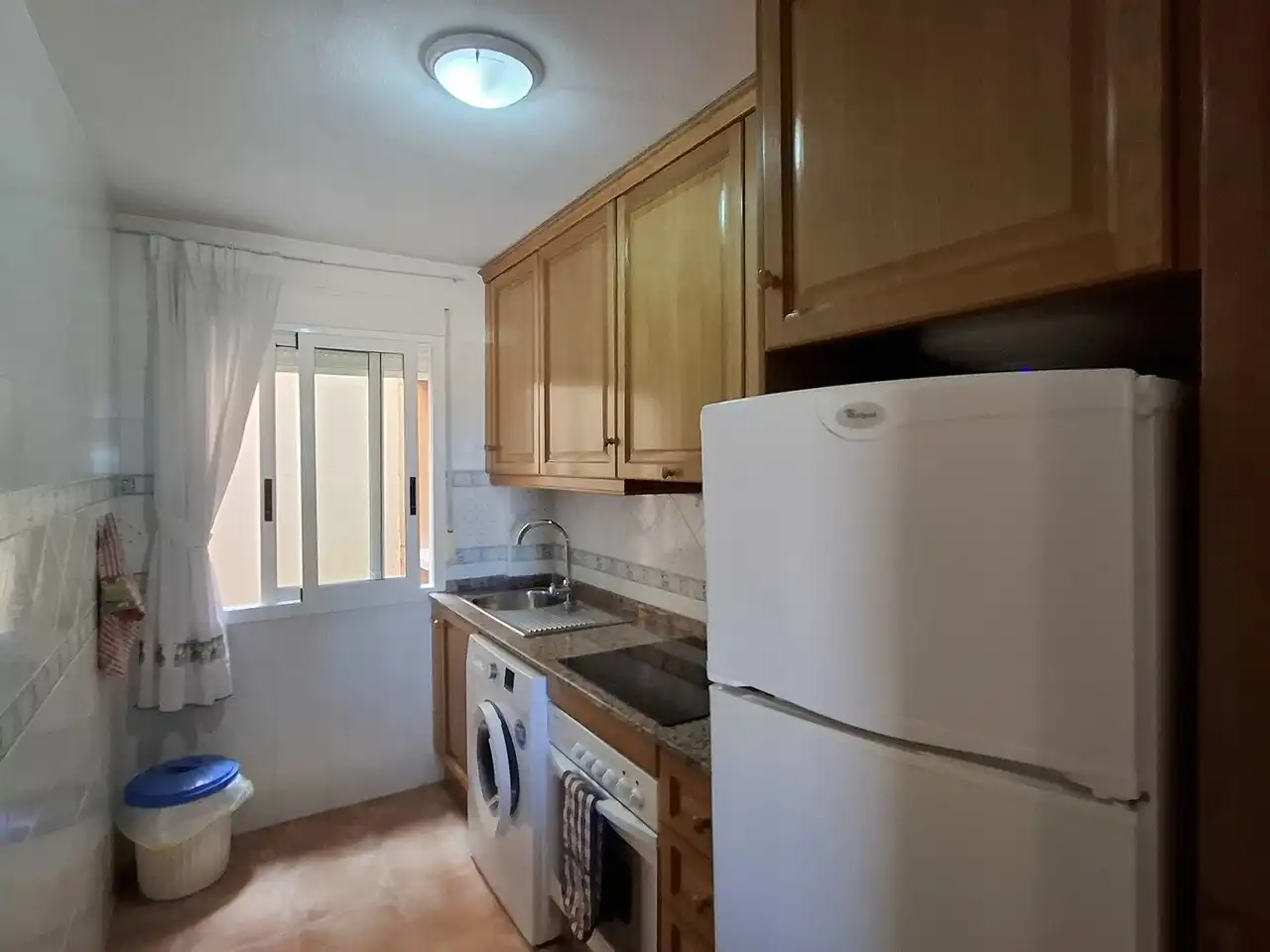 Cocina de Apartamento en venta en Mojácar con Aire acondicionado, Terraza y Piscina