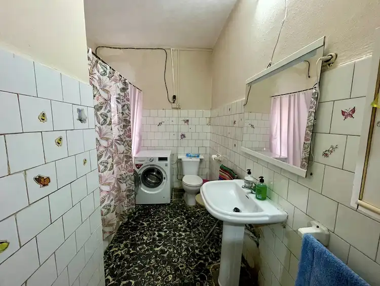Badezimmer von Wohnung zum Verkauf in Las Palmas de Gran Canaria mit Terrasse, Möbliert und Ofen