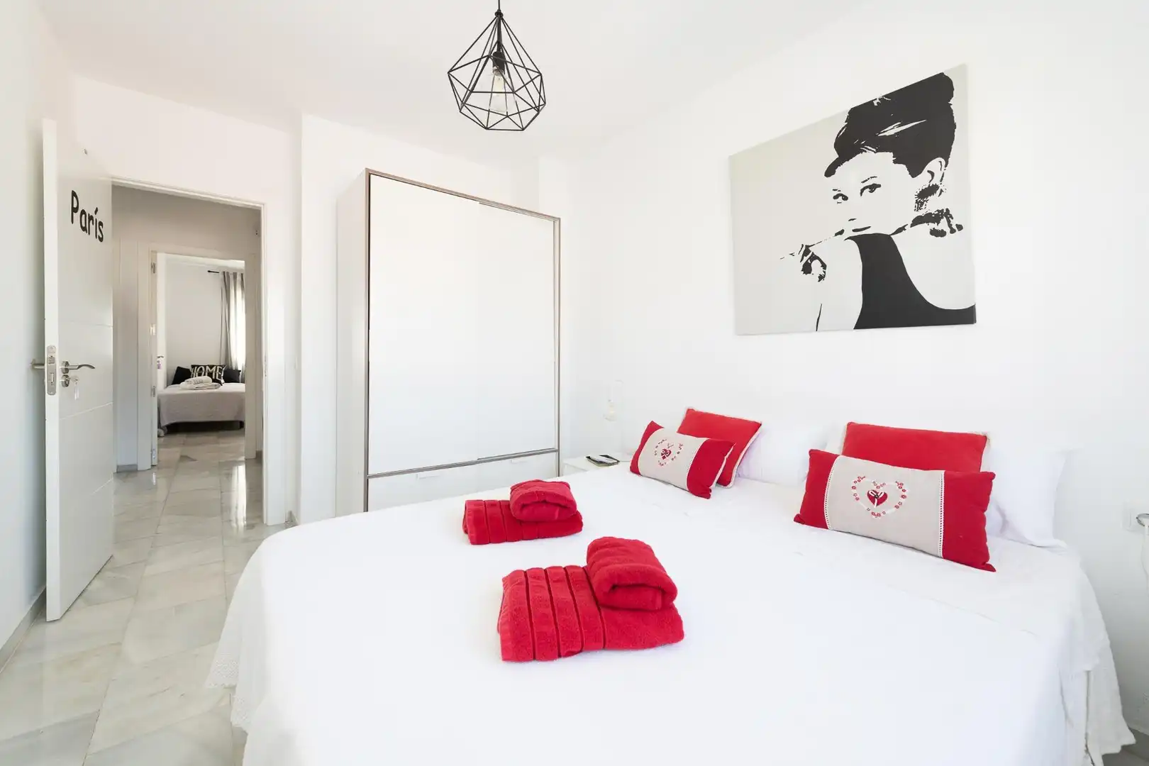 Bedroom of Detached homes for sale in Málaga  with Terrace, Balcony and Community pool