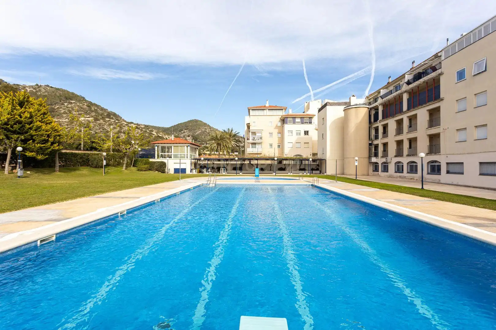Swimming pool of Flat for sale in Sitges  with Air Conditioner, Oven and Washing machine