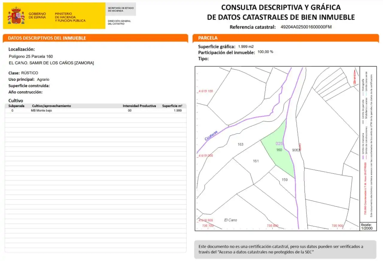 Vista exterior de Terreno en venta en Samir de los Caños