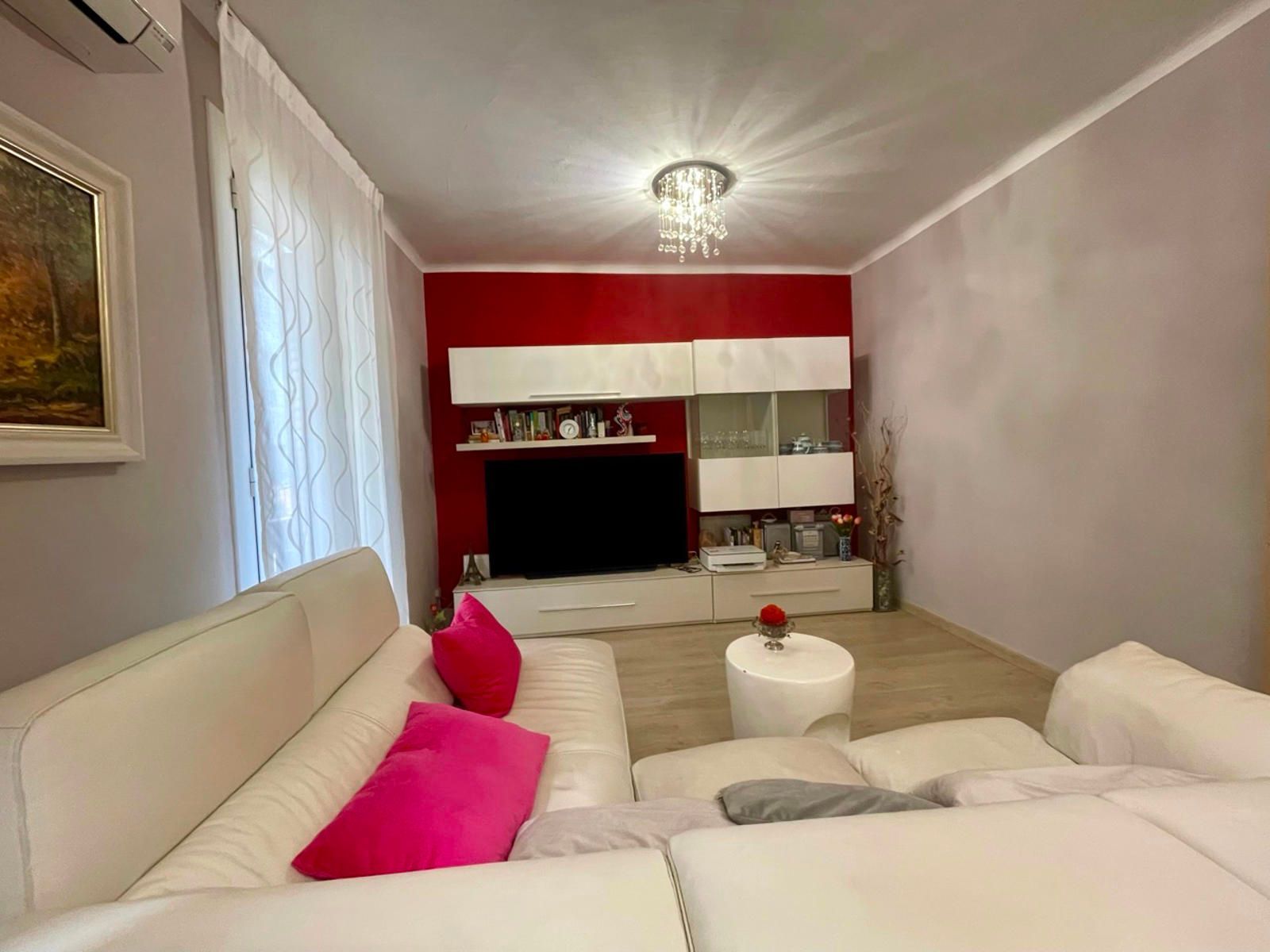 Sala d'estar de Pis en venda en  Barcelona Capital amb Aire condicionat, Terrassa i Balcó